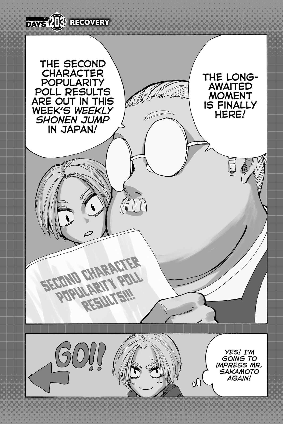 Sakamoto Days Chapter 203 — page 1