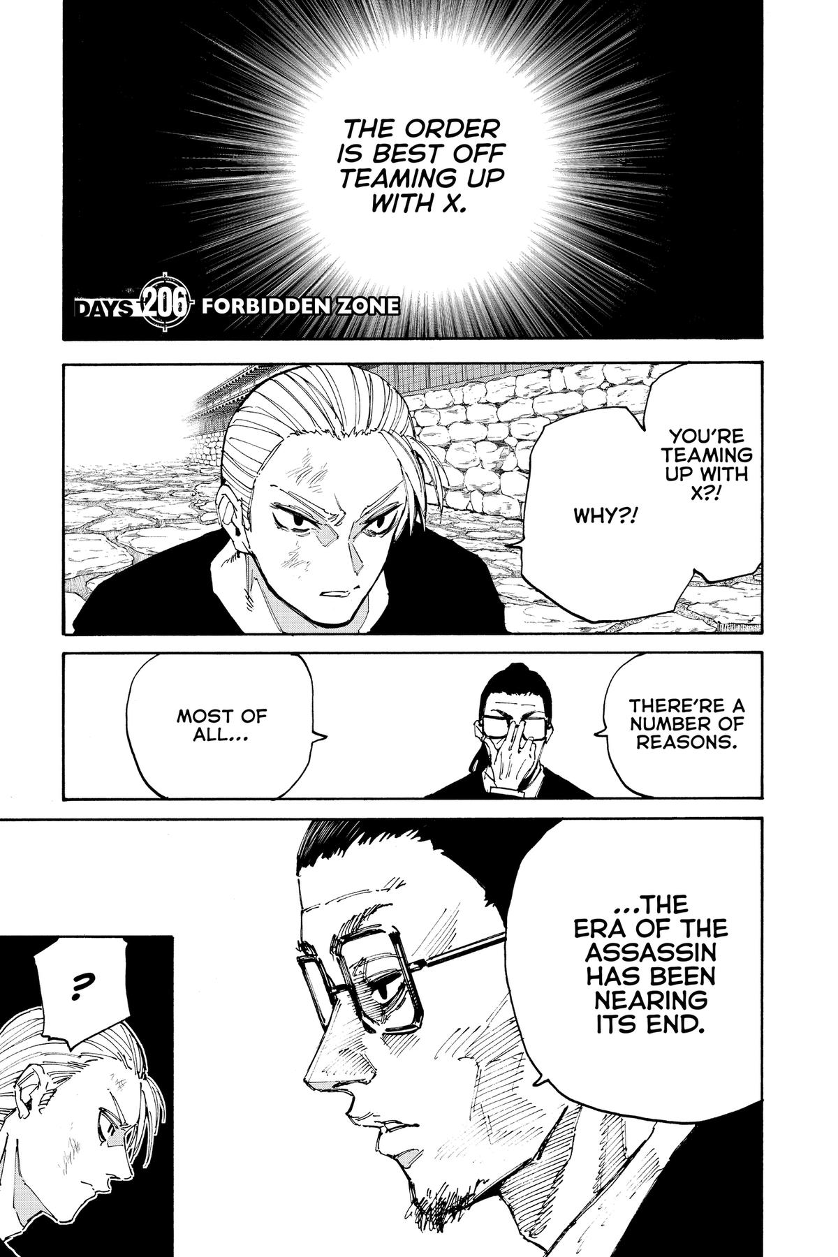 Sakamoto Days Chapter 206 — page 1