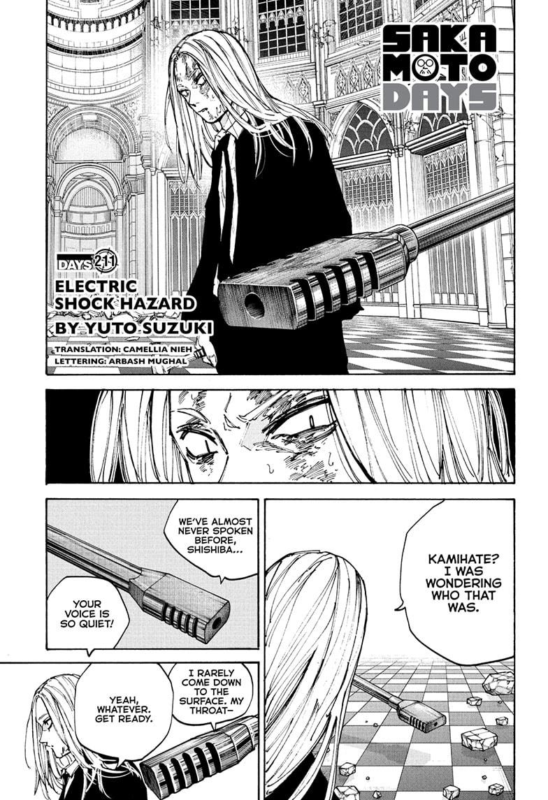 Sakamoto Days Chapter 211 — page 1