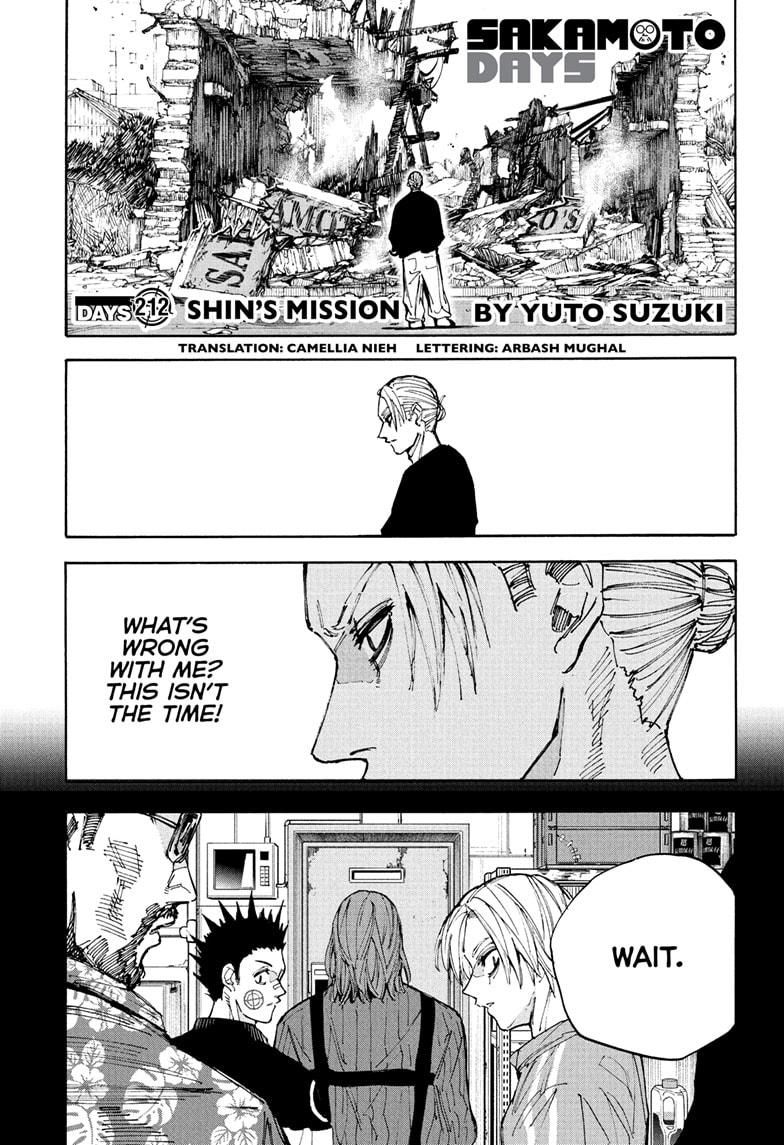 Sakamoto Days Chapter 212 — page 1