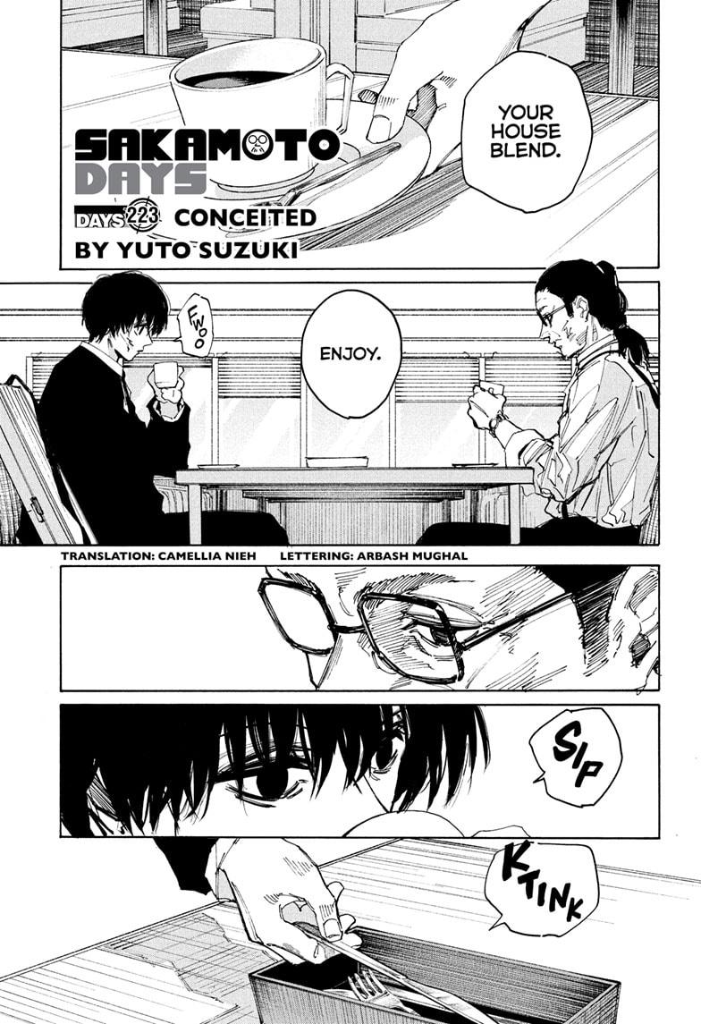Sakamoto Days Chapter 223 — page 1