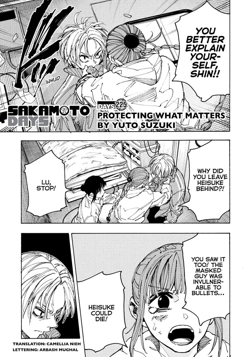 Sakamoto Days Chapter 225 — page 1