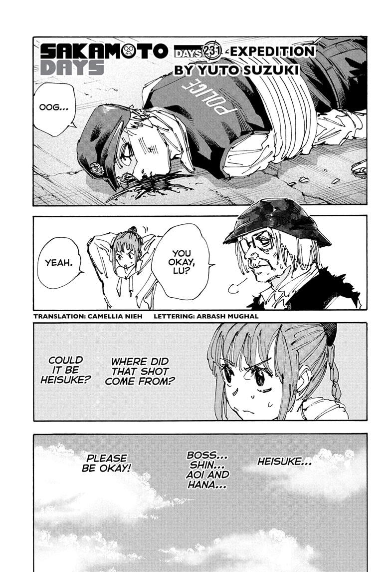 Sakamoto Days Chapter 231 — page 1