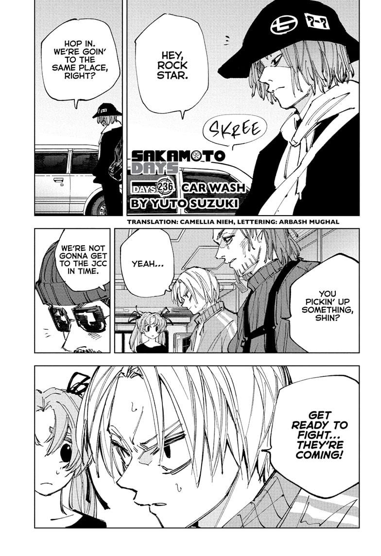 Sakamoto Days Chapter 236 — page 1