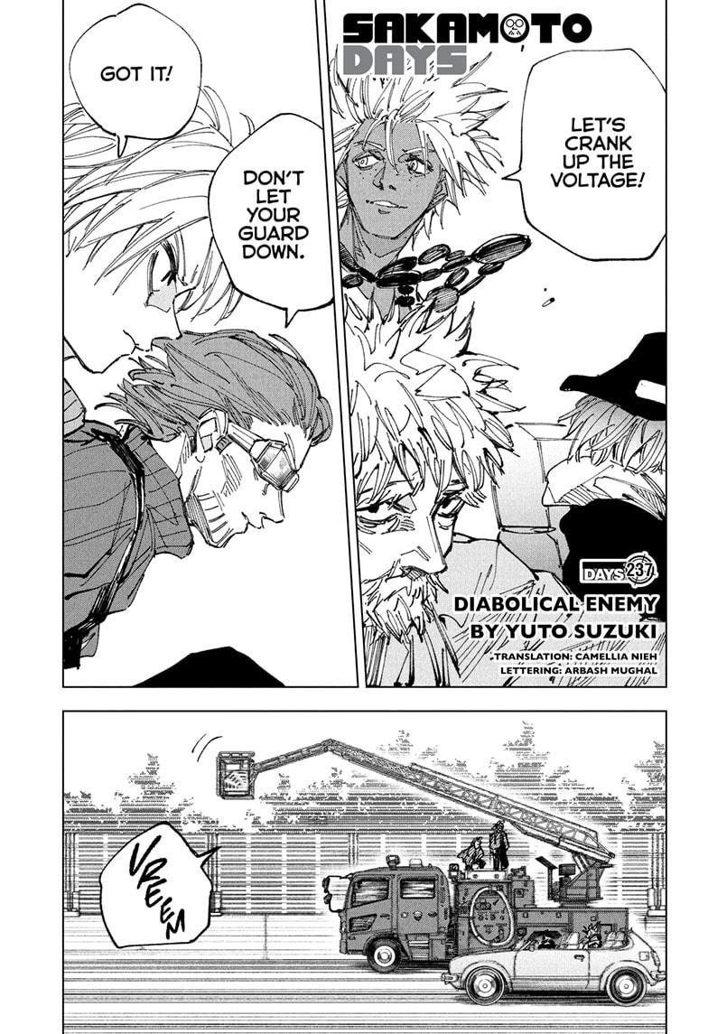 Sakamoto Days Chapter 237 — page 1