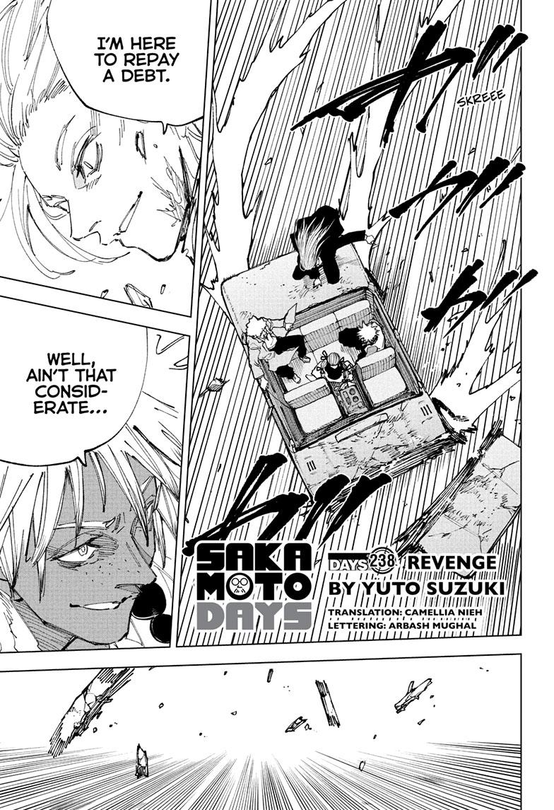 Sakamoto Days Chapter 238 — page 1