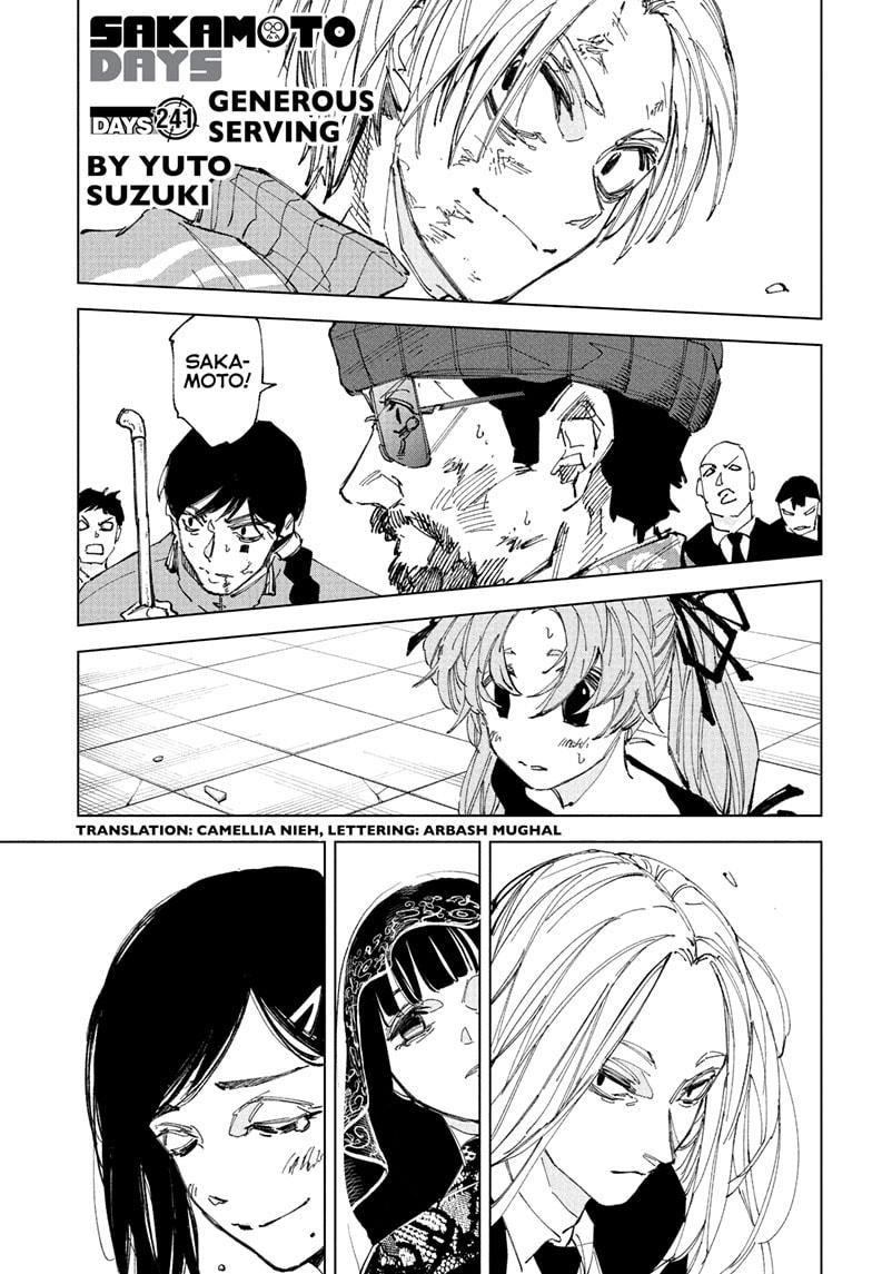 Sakamoto Days Chapter 241 — page 1
