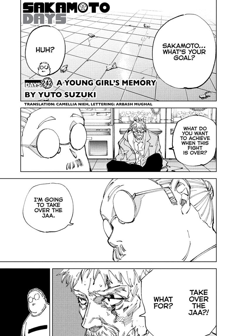 Sakamoto Days Chapter 242 — page 1