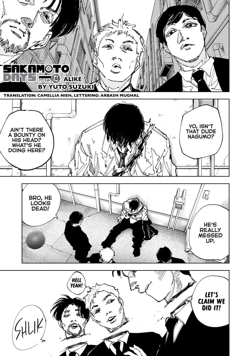Sakamoto Days Chapter 248 — page 1