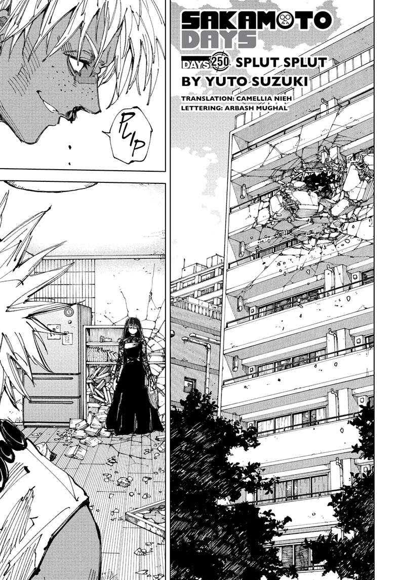 Sakamoto Days Chapter 250 — page 1