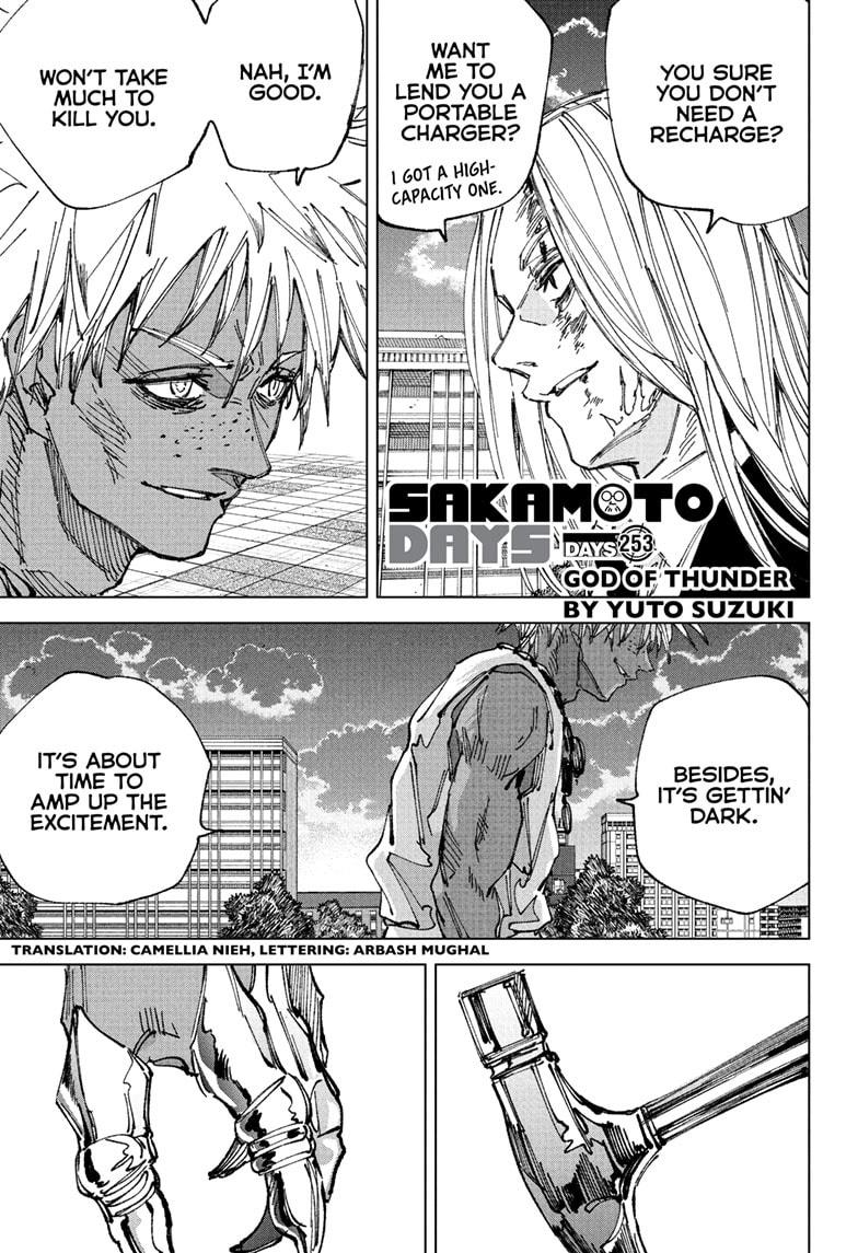 Sakamoto Days Chapter 253 — page 1