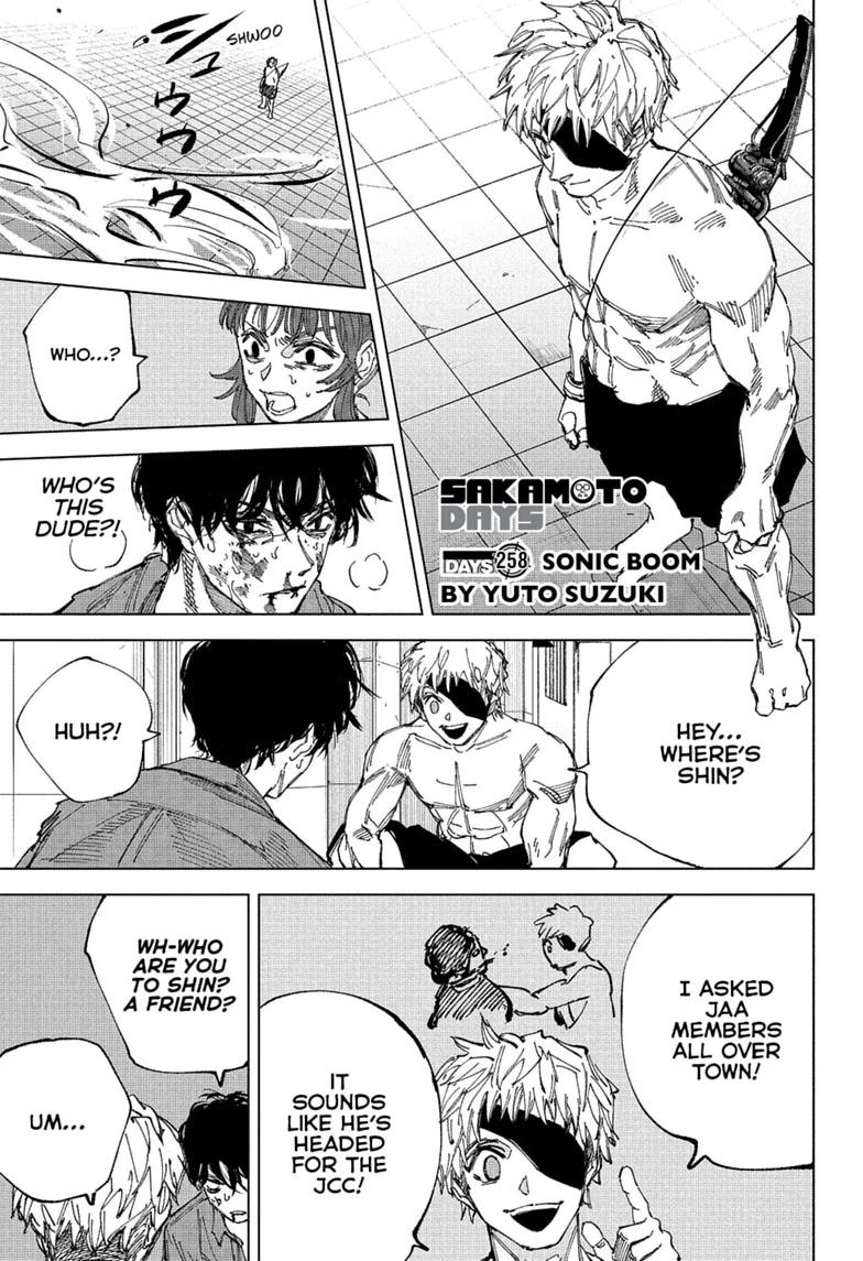 Sakamoto Days Chapter 258 — page 1