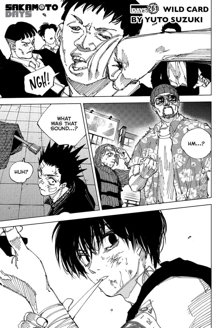 Sakamoto Days Chapter 261 — page 1