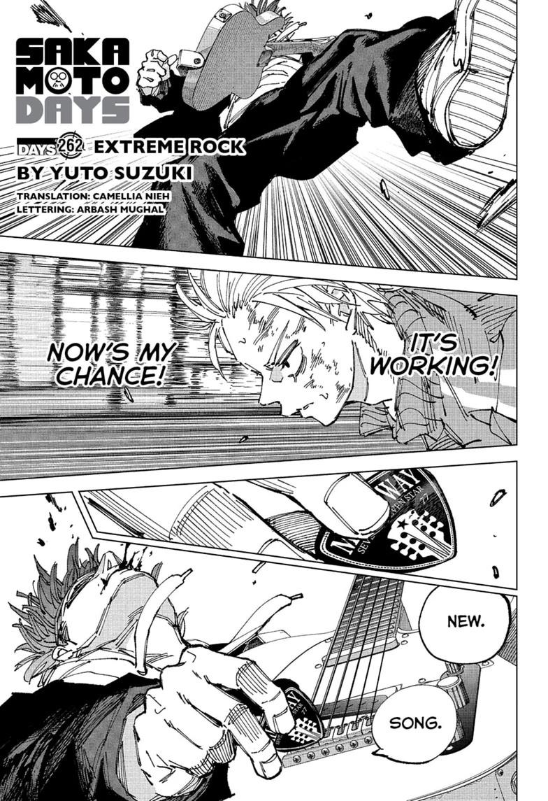 Sakamoto Days Chapter 262 — page 1