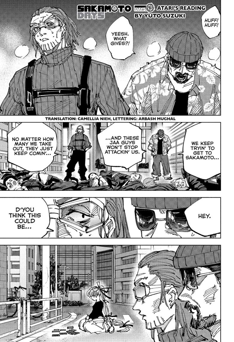 Sakamoto Days Chapter 265 — page 1