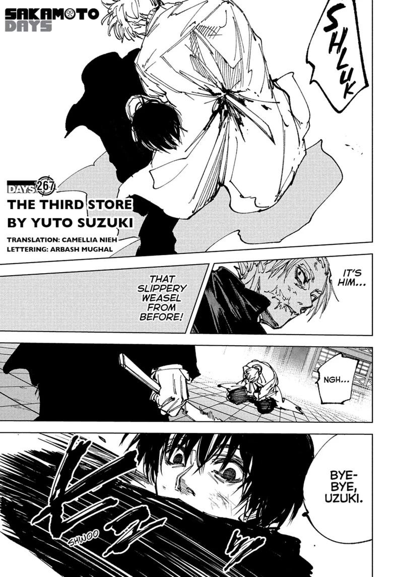 Sakamoto Days Chapter 267 — page 1