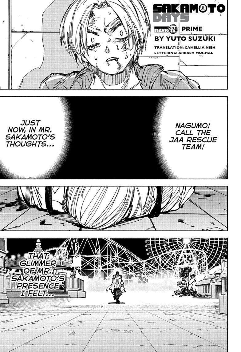 Sakamoto Days Chapter 270 — page 1