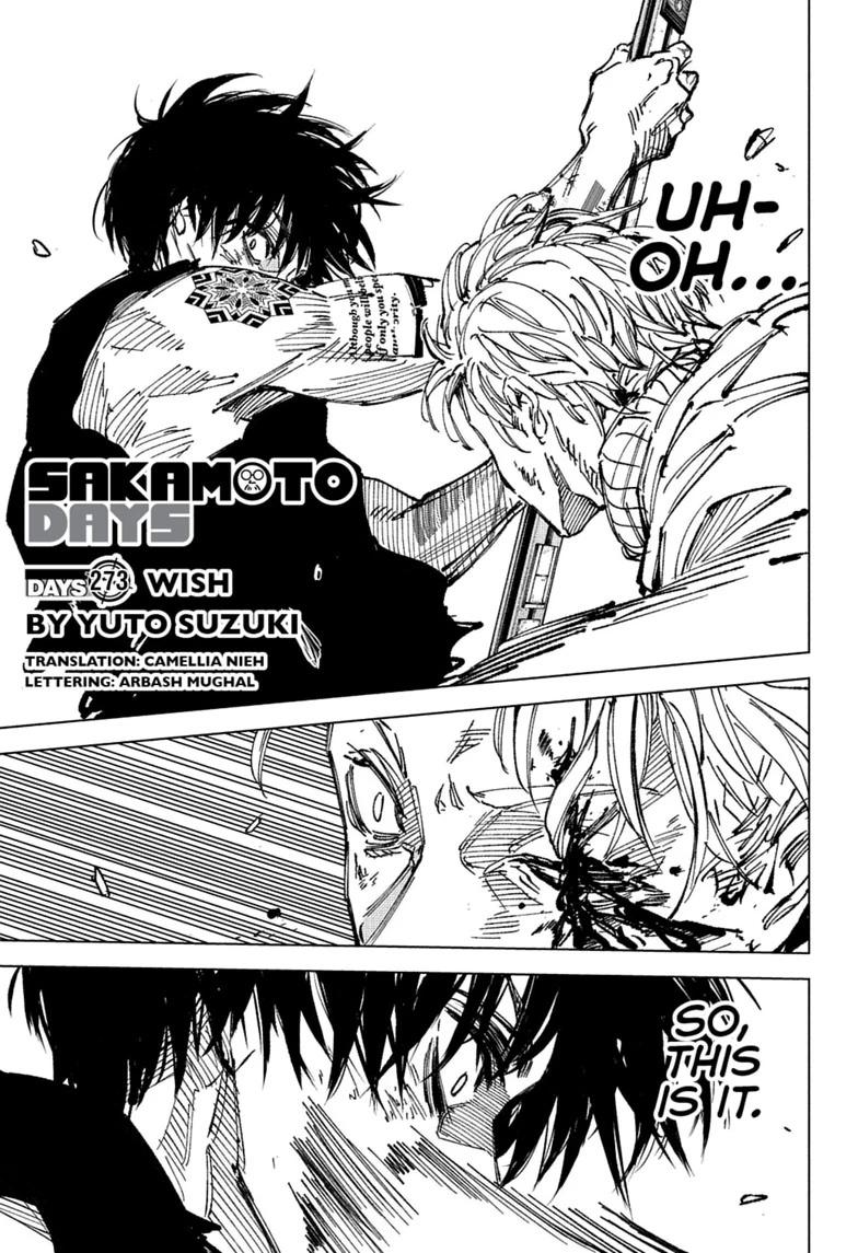 Sakamoto Days Chapter 273 — page 1