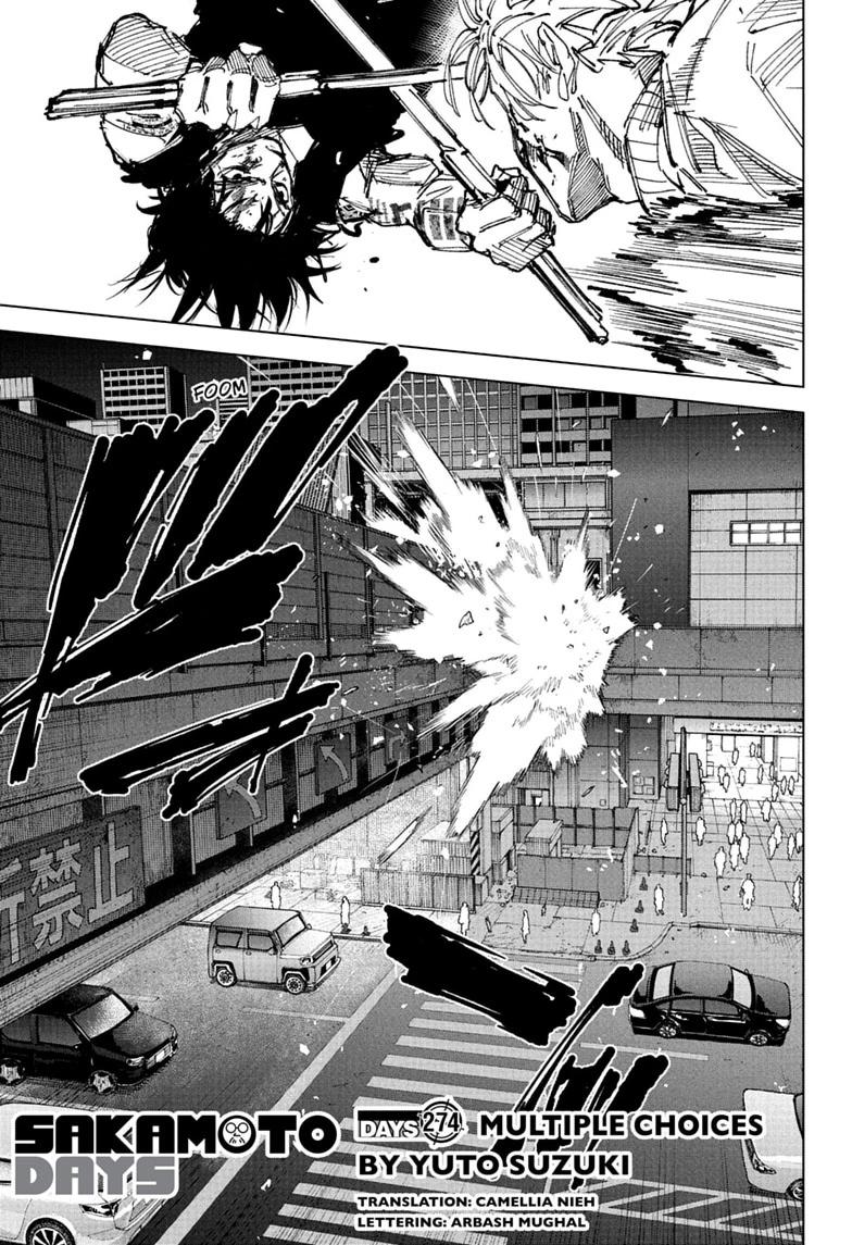 Sakamoto Days Chapter 274 — page 1