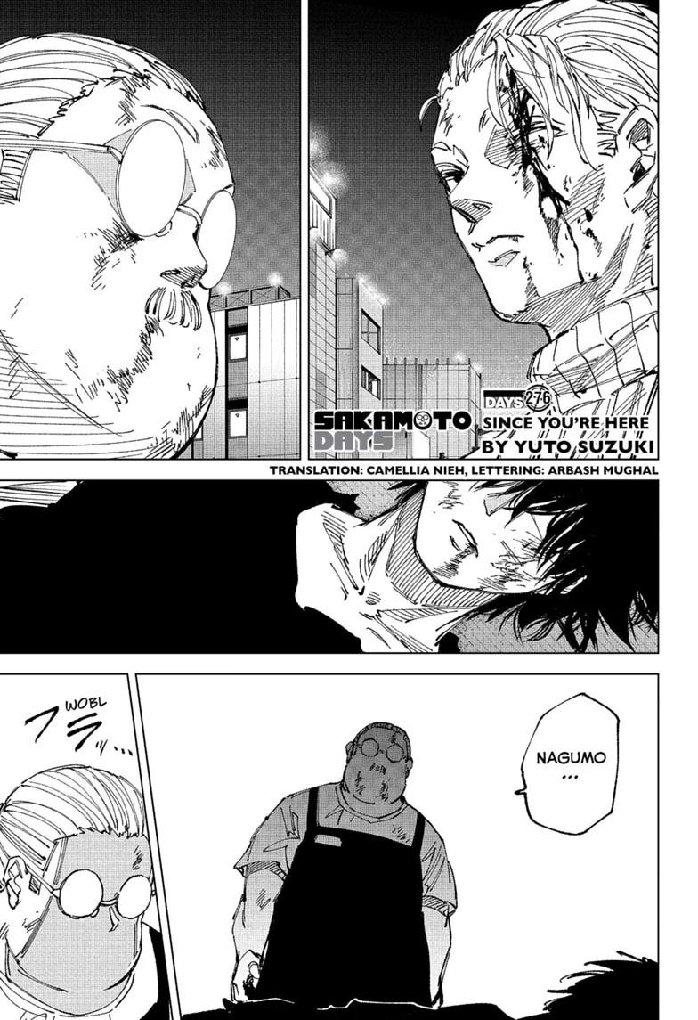 Sakamoto Days Chapter 276 — page 1