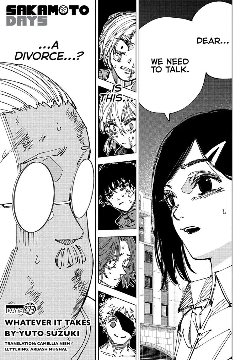 Sakamoto Days Chapter 277 — page 1