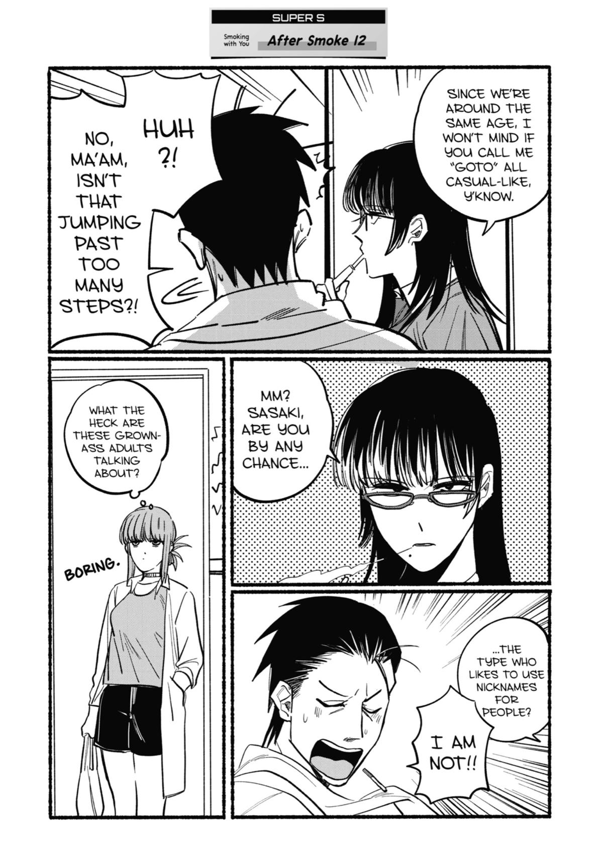Smoking Behind the Supermarket with You Chapter 12 — page 14