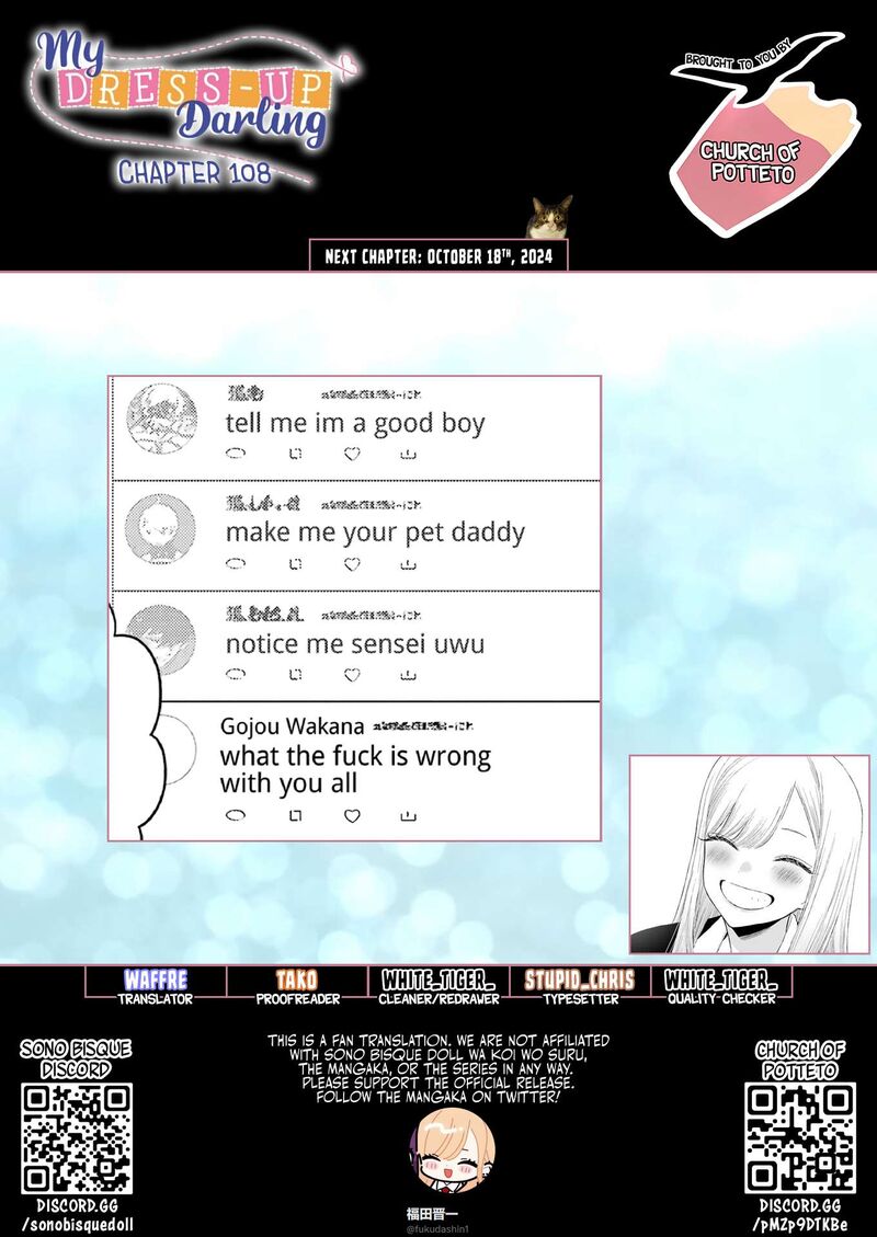 Sono Bisque Doll wa Koi wo Suru Chapter 108 — page 23