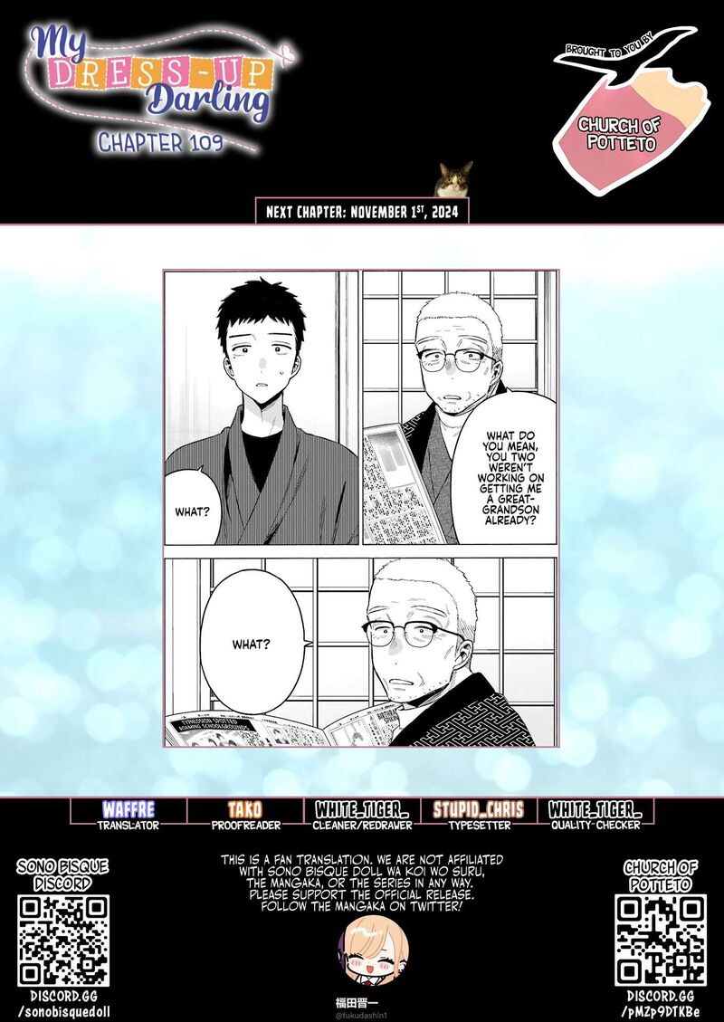 Sono Bisque Doll wa Koi wo Suru Chapter 109 — page 29