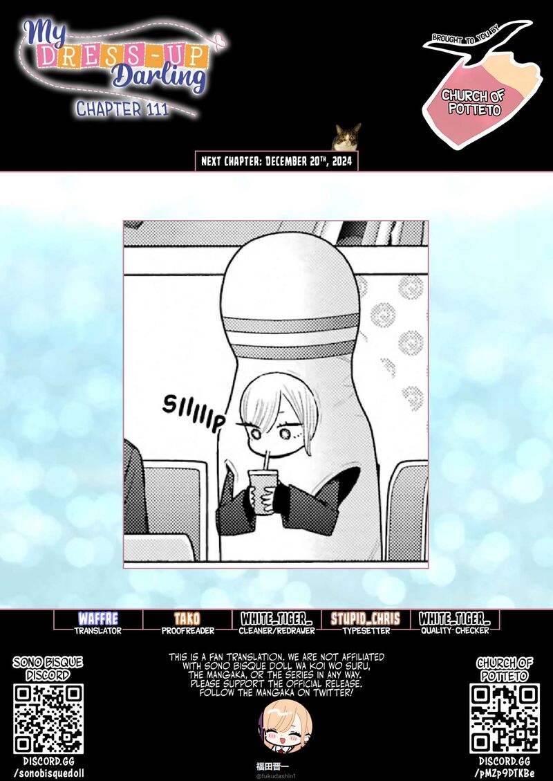 Sono Bisque Doll wa Koi wo Suru Chapter 111 — page 21