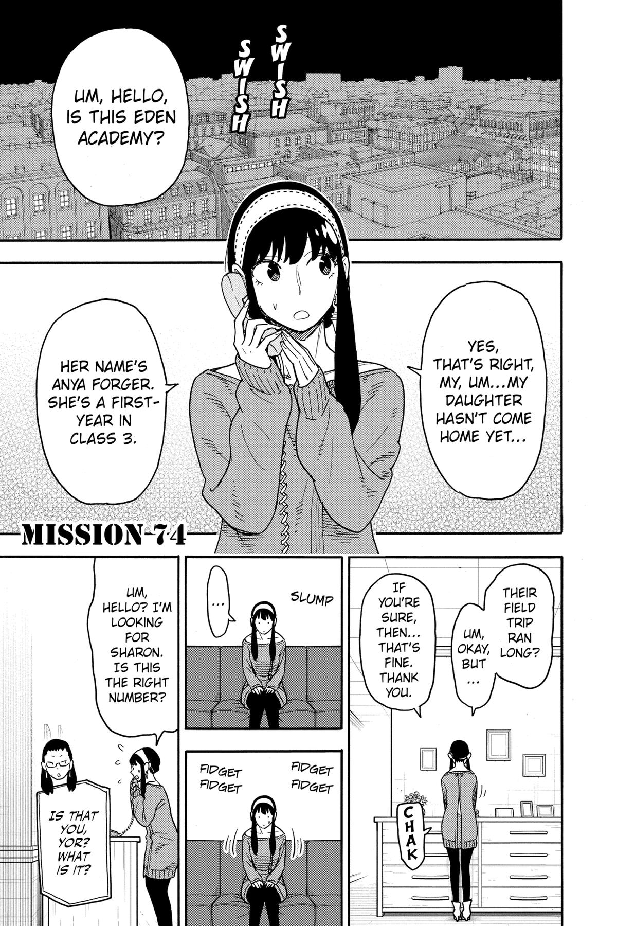Spy x Family Chapter 74 — page 1