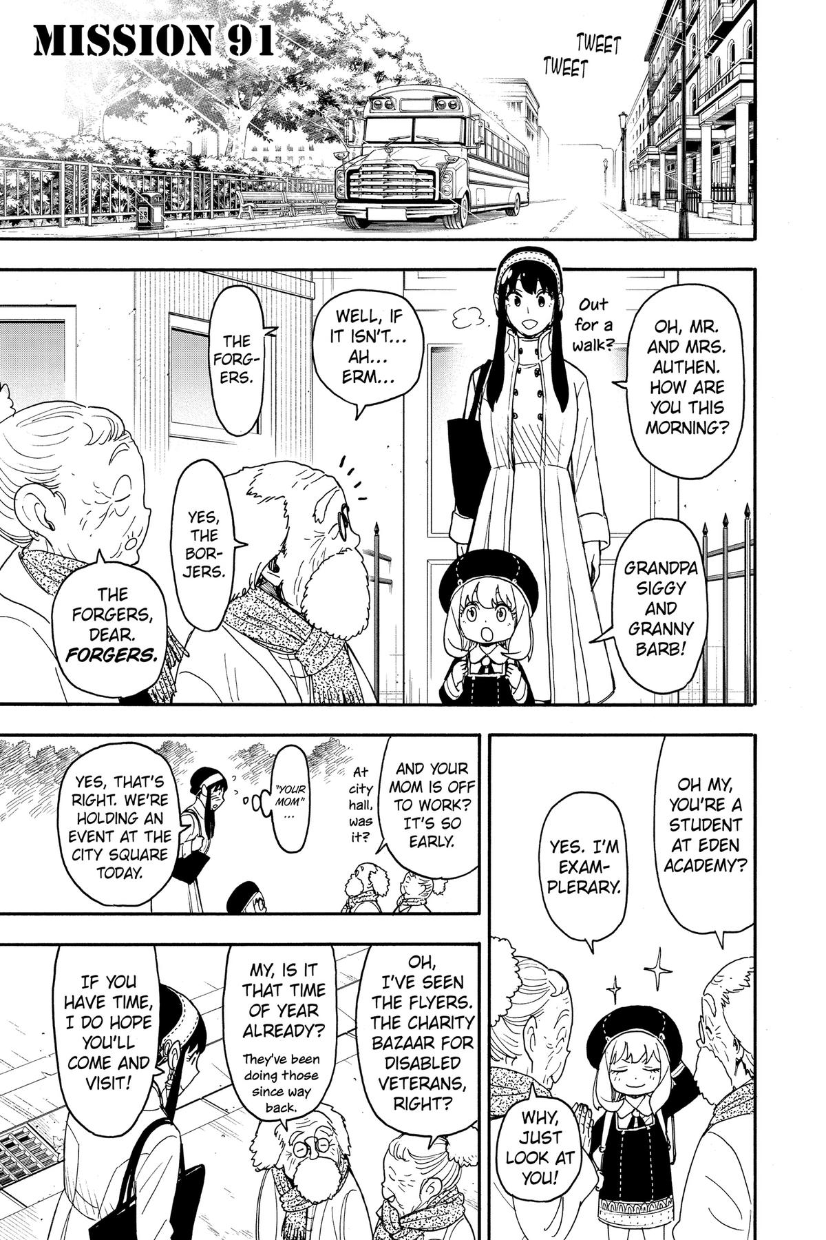 Spy x Family Chapter 91 — page 1