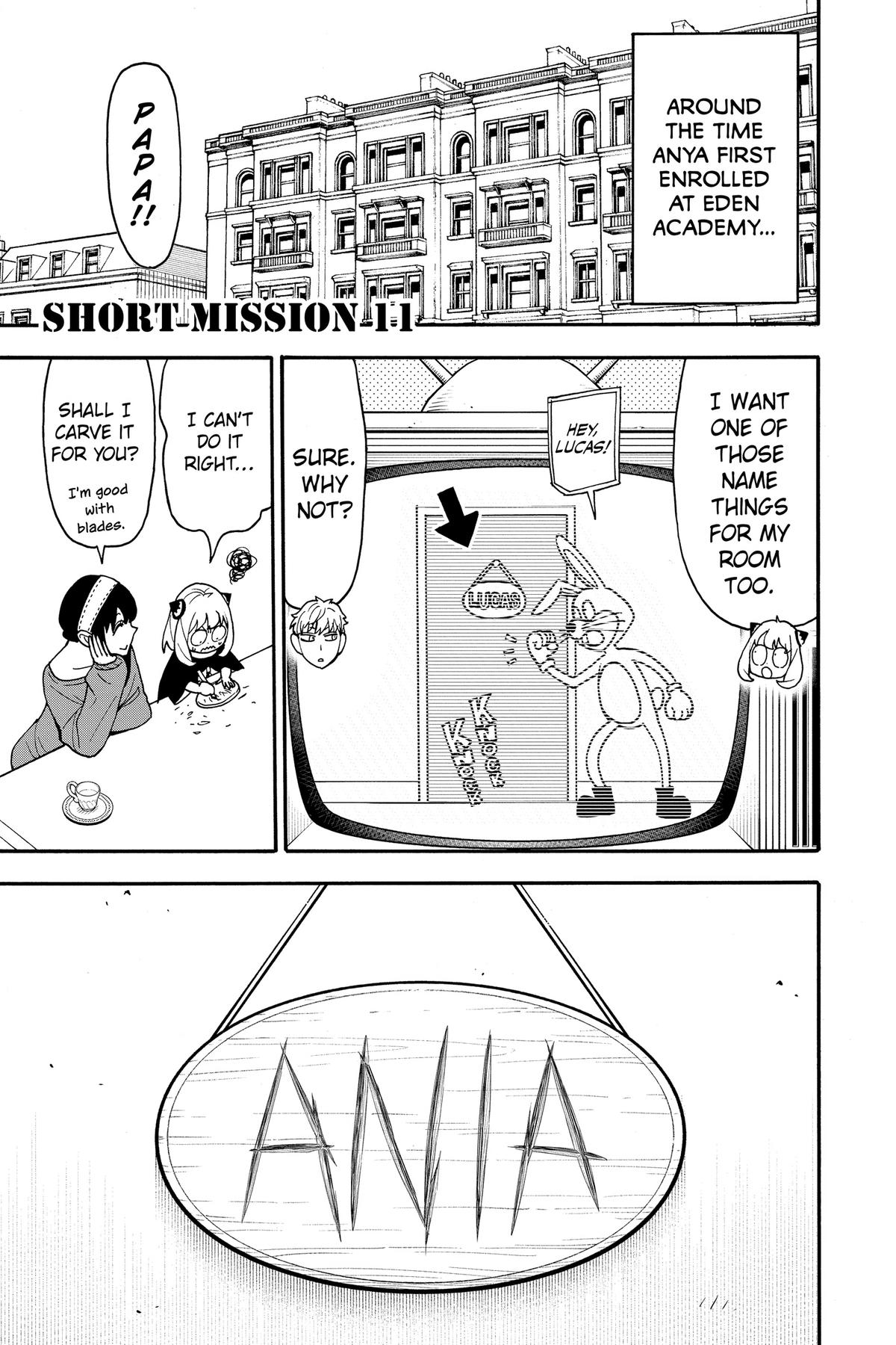 Spy x Family Chapter 92.5 — page 1