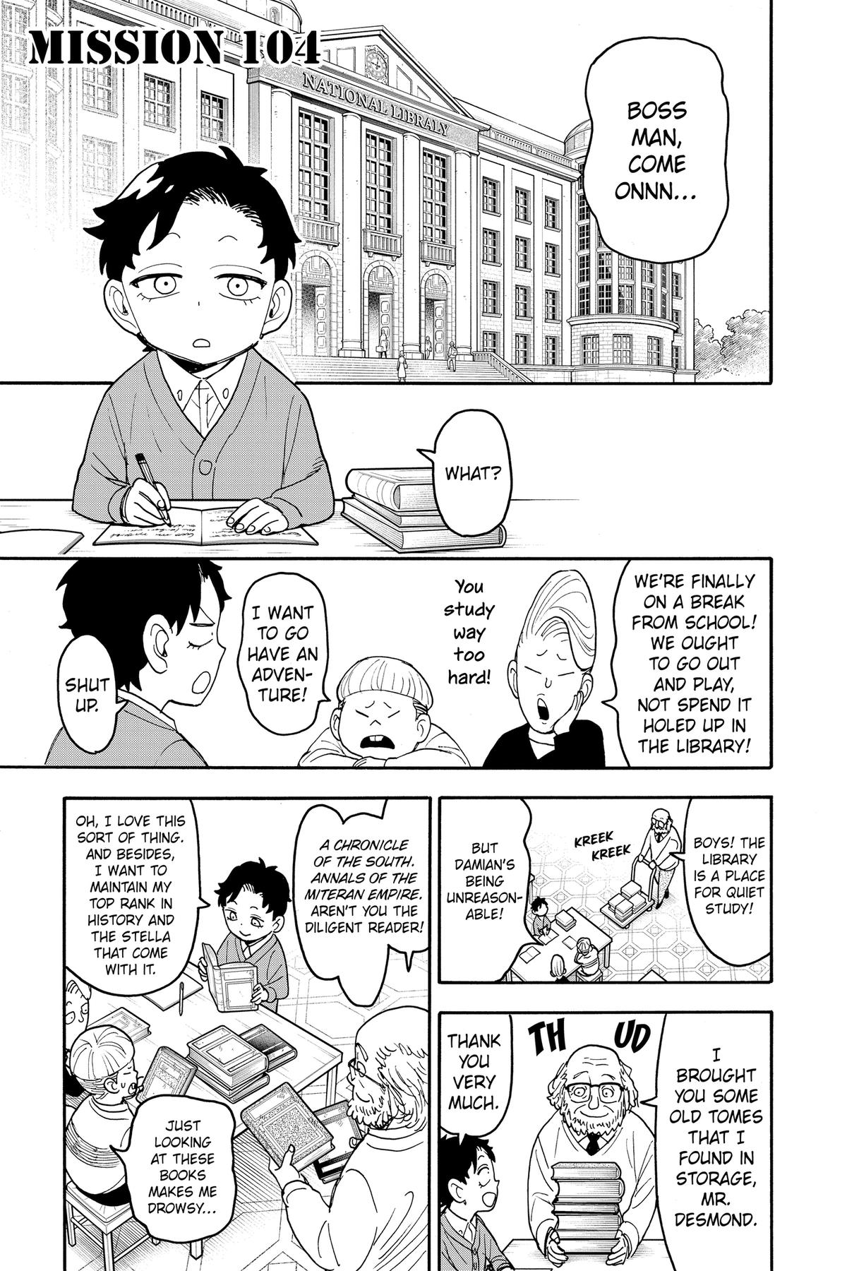 Spy x Family Chapter 104 — page 1