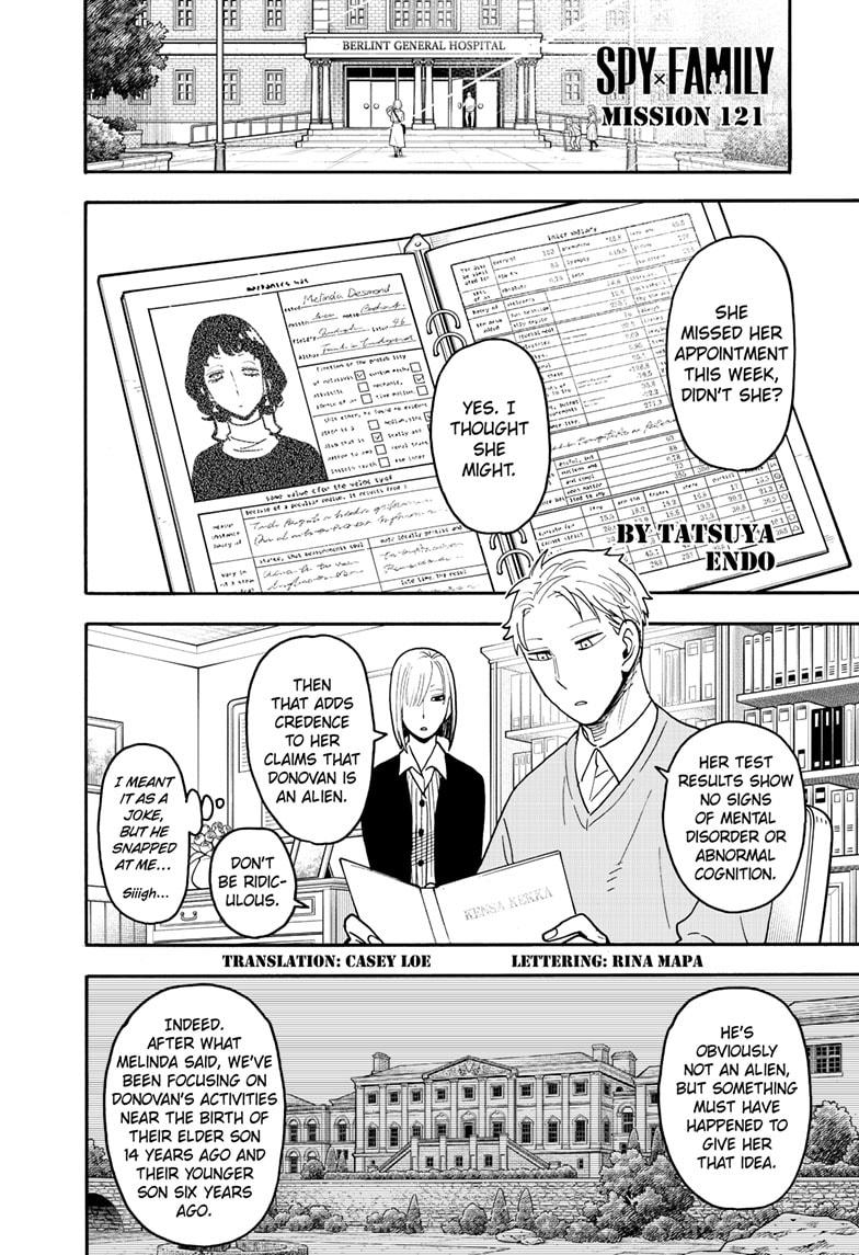 Spy x Family Chapter 121 — page 1