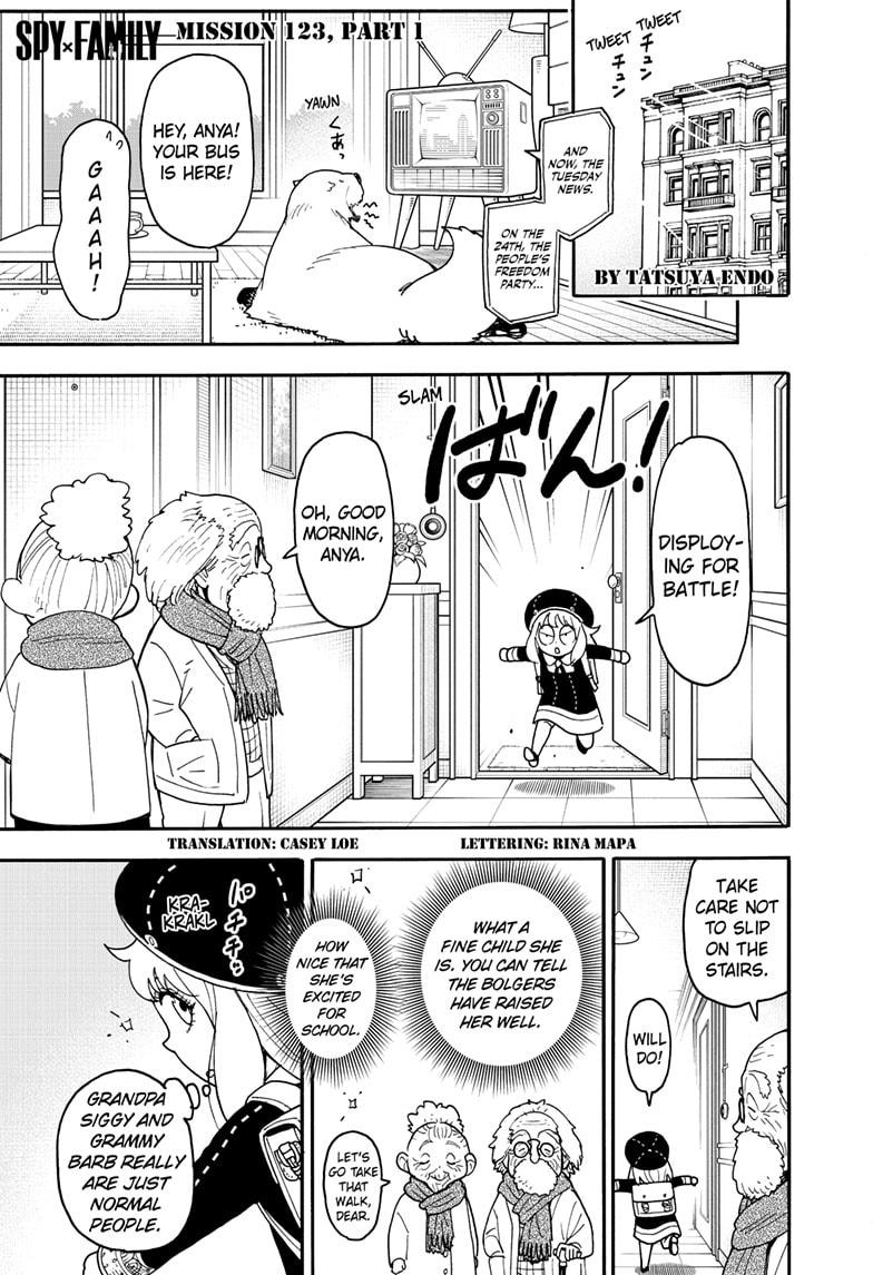 Spy x Family Chapter 123 — page 1