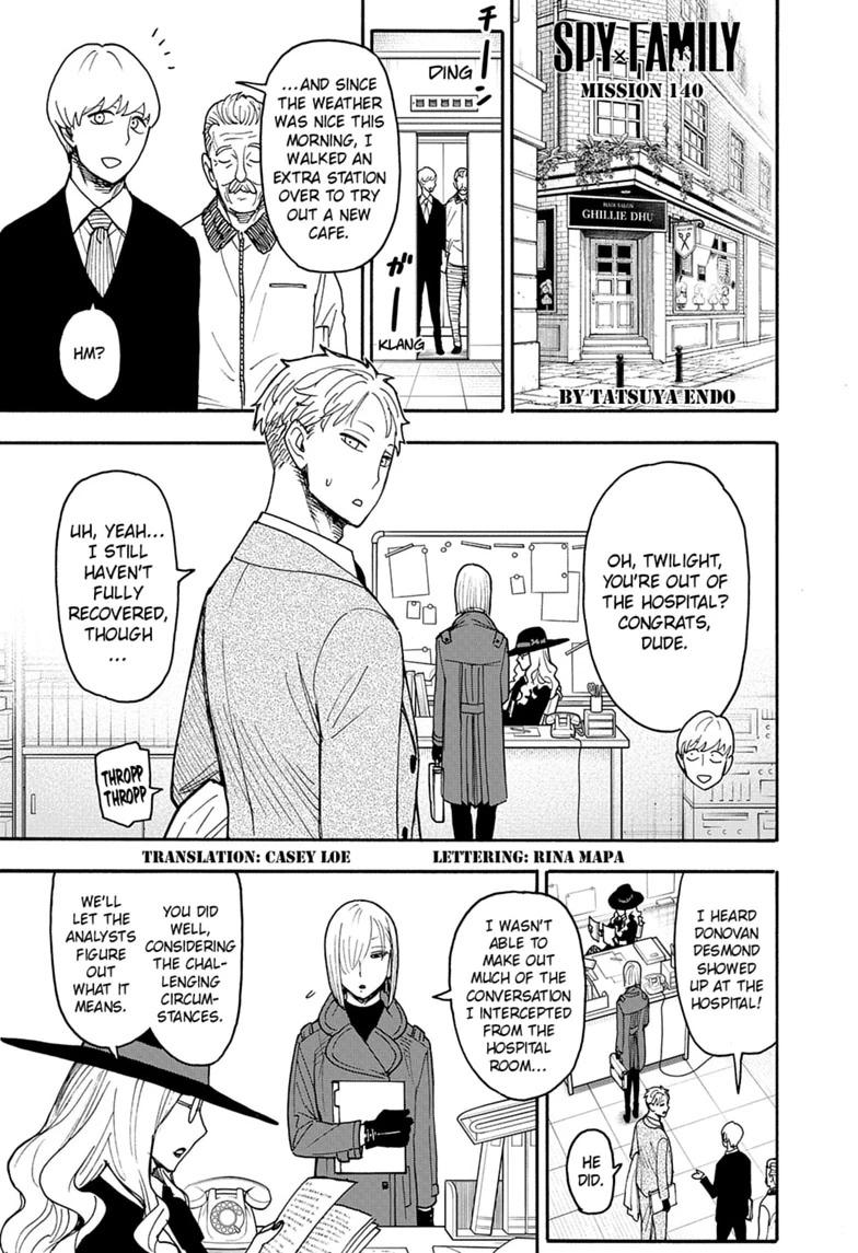 Spy x Family Chapter 140 — page 1
