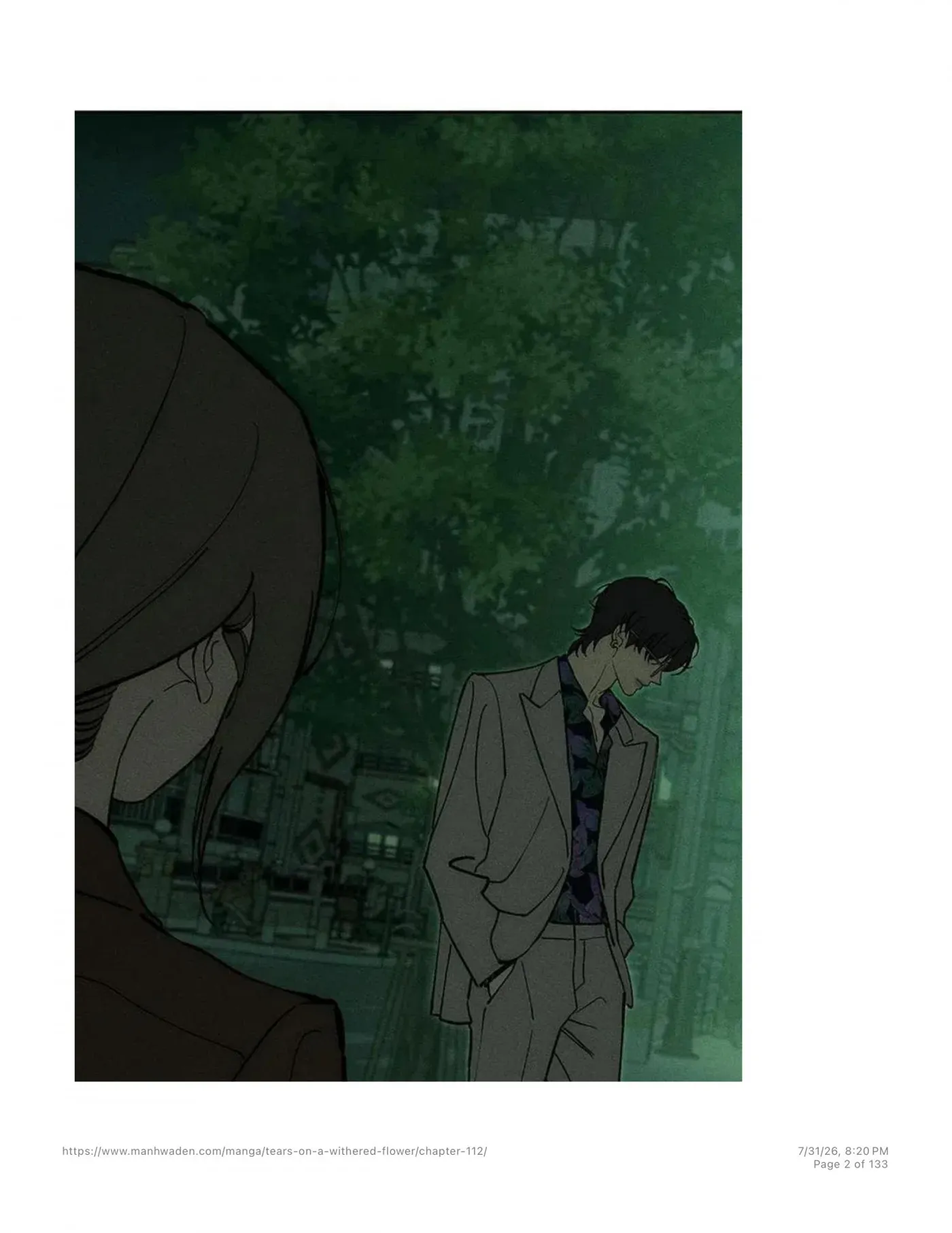 Tears on a Withered Flower Chapter 112 — page 1