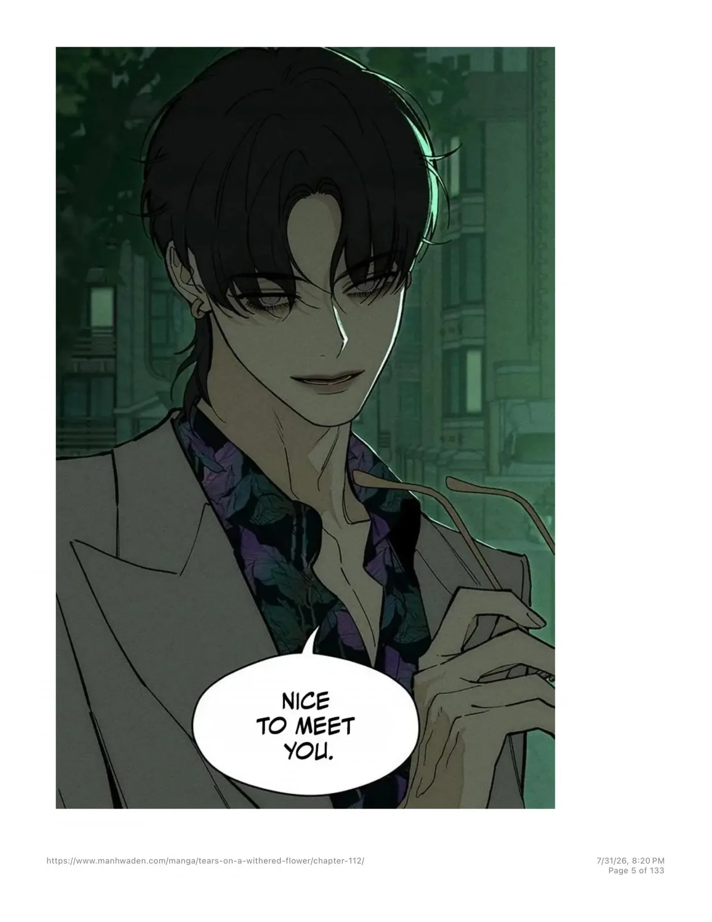 Tears on a Withered Flower Chapter 112 — page 5