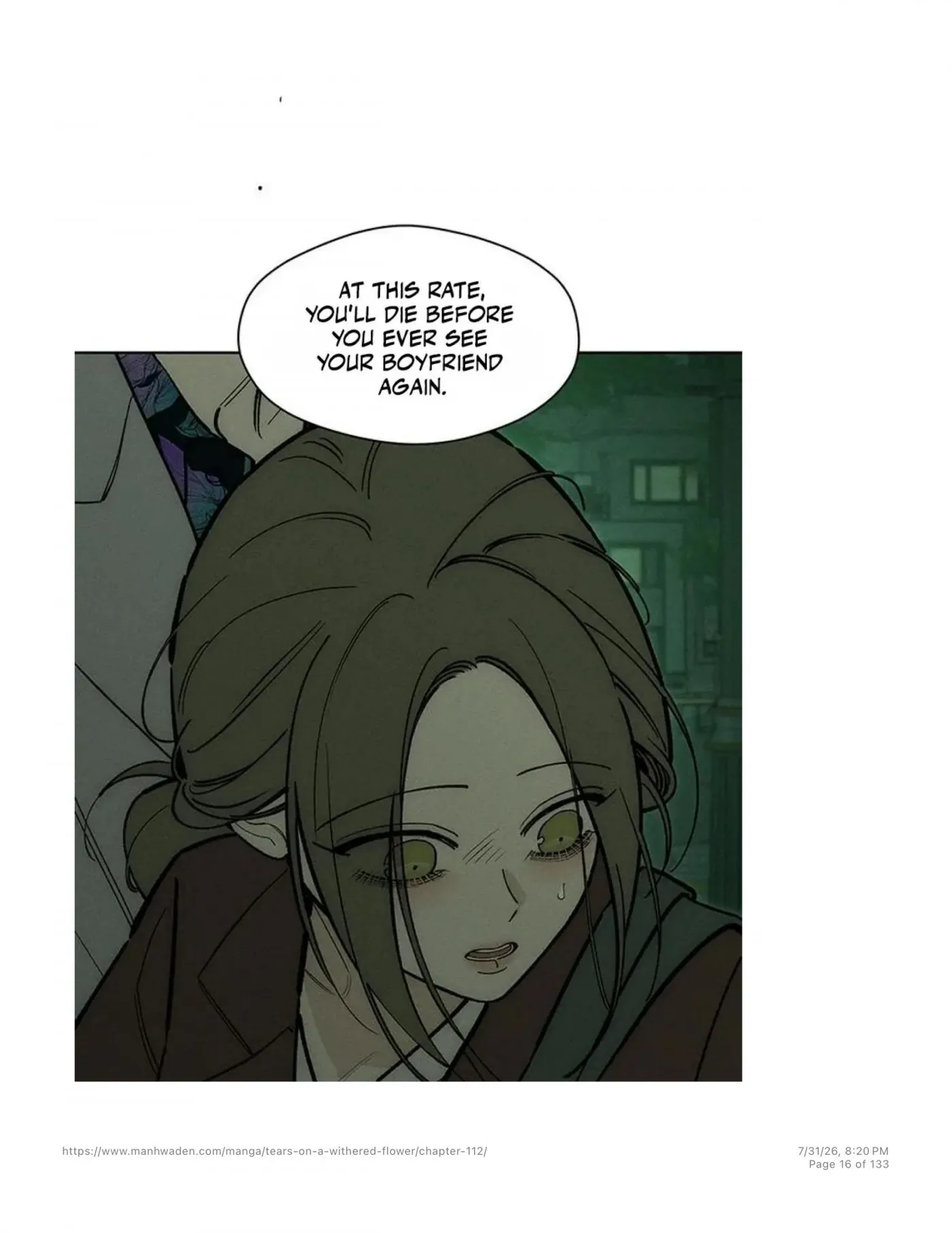 Tears on a Withered Flower Chapter 112 — page 15