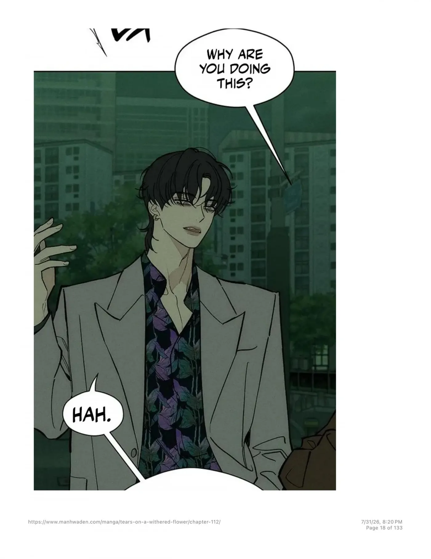 Tears on a Withered Flower Chapter 112 — page 17