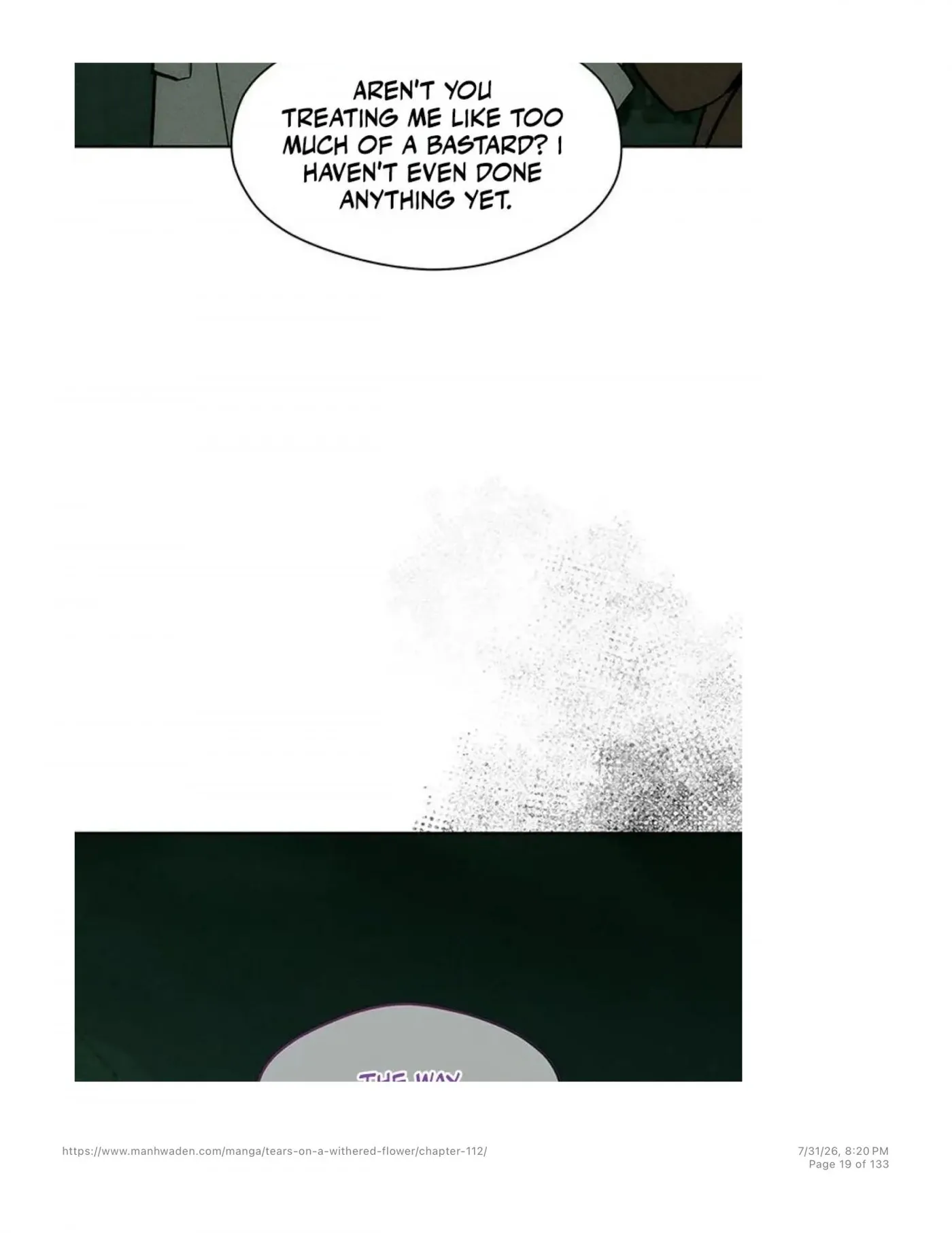 Tears on a Withered Flower Chapter 112 — page 18