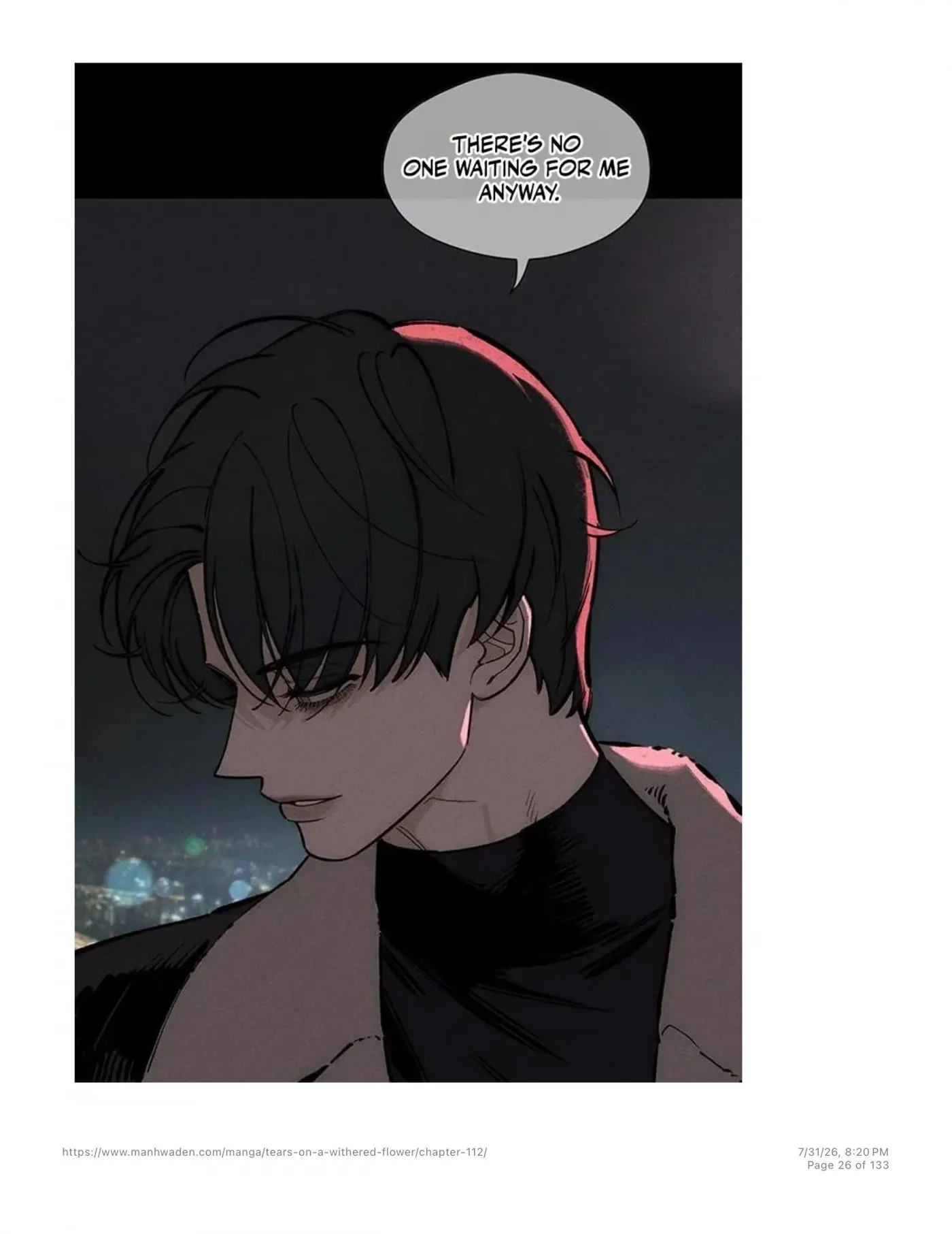 Tears on a Withered Flower Chapter 112 — page 25