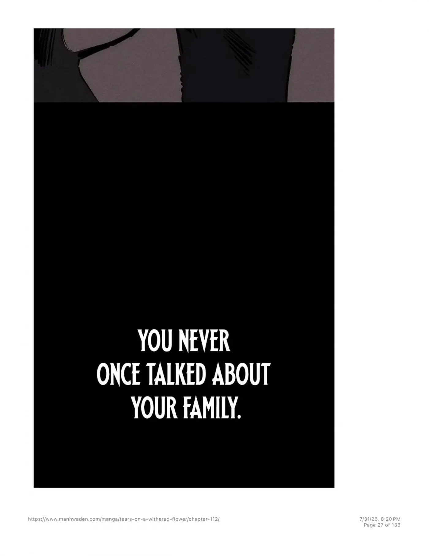 Tears on a Withered Flower Chapter 112 — page 26