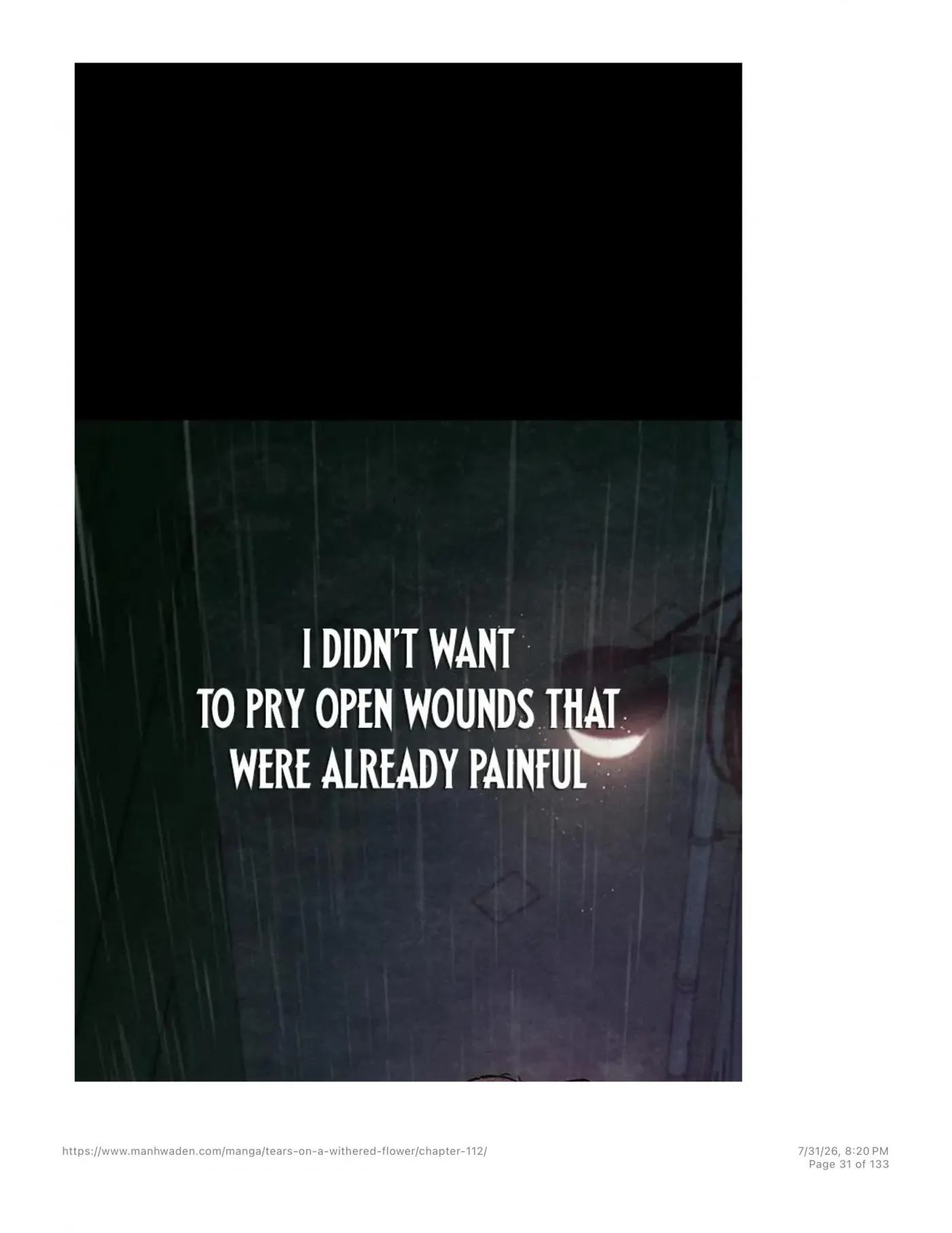 Tears on a Withered Flower Chapter 112 — page 30