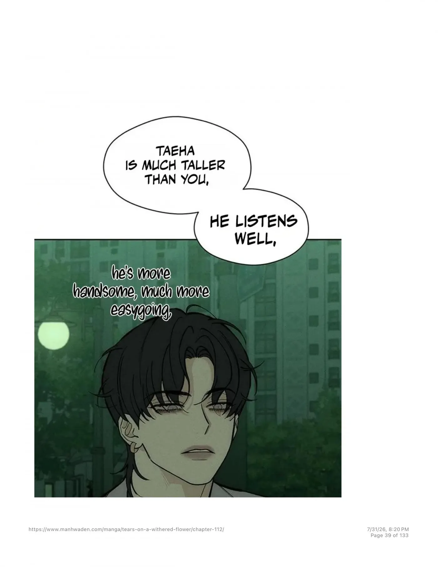 Tears on a Withered Flower Chapter 112 — page 38