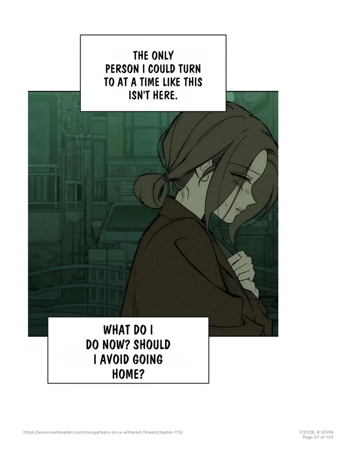 Tears on a Withered Flower Chapter 112 — page 56