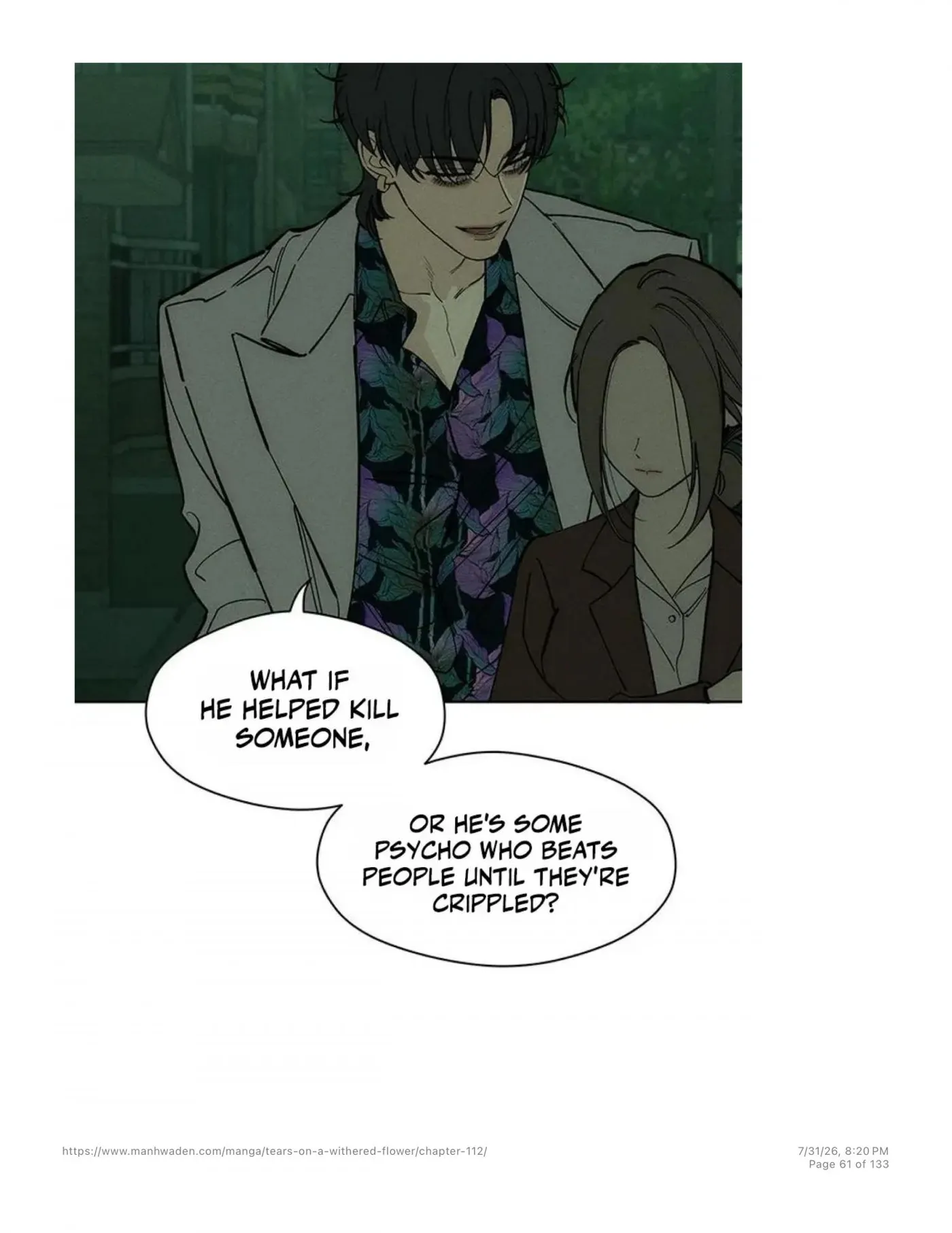Tears on a Withered Flower Chapter 112 — page 60