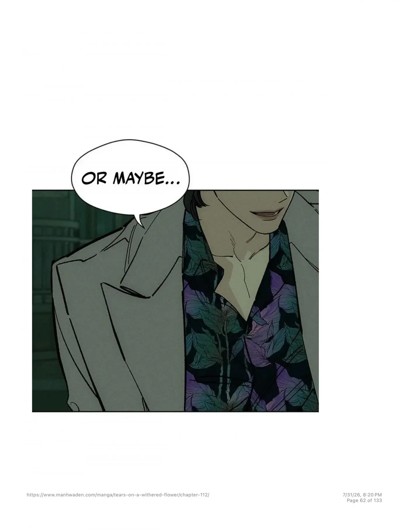 Tears on a Withered Flower Chapter 112 — page 61