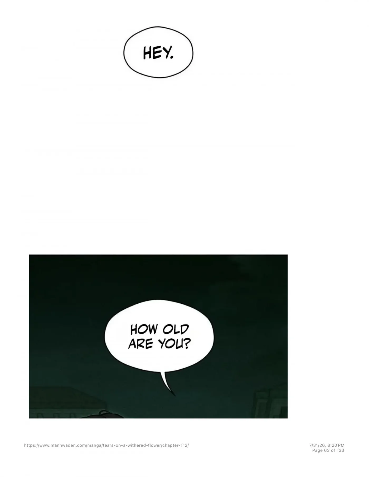 Tears on a Withered Flower Chapter 112 — page 62