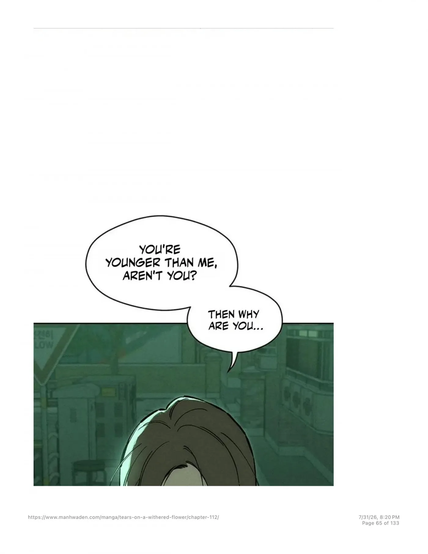 Tears on a Withered Flower Chapter 112 — page 64